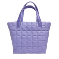 Quilted Nylon Tote Bag for Women – Lightweight 16” Laptop Work & Travel Tote