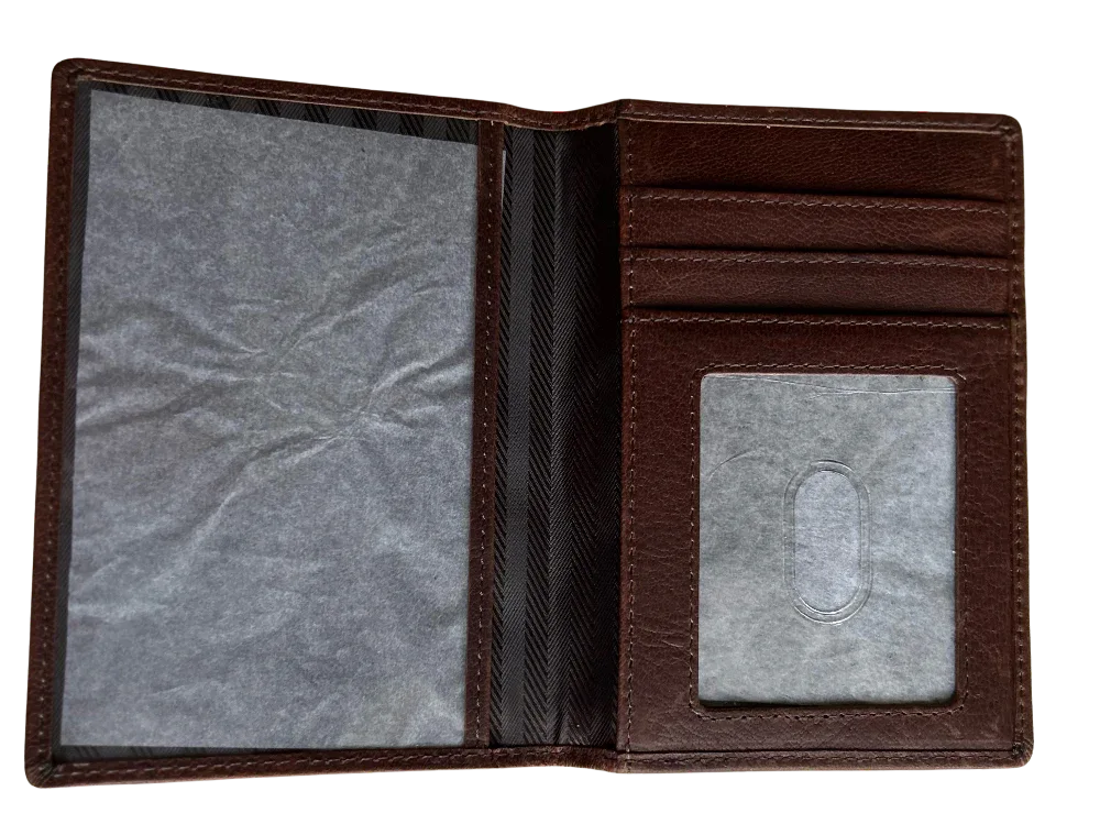 Cambridge Leather Passport Cover, Leather Wallet- Travel Wallet