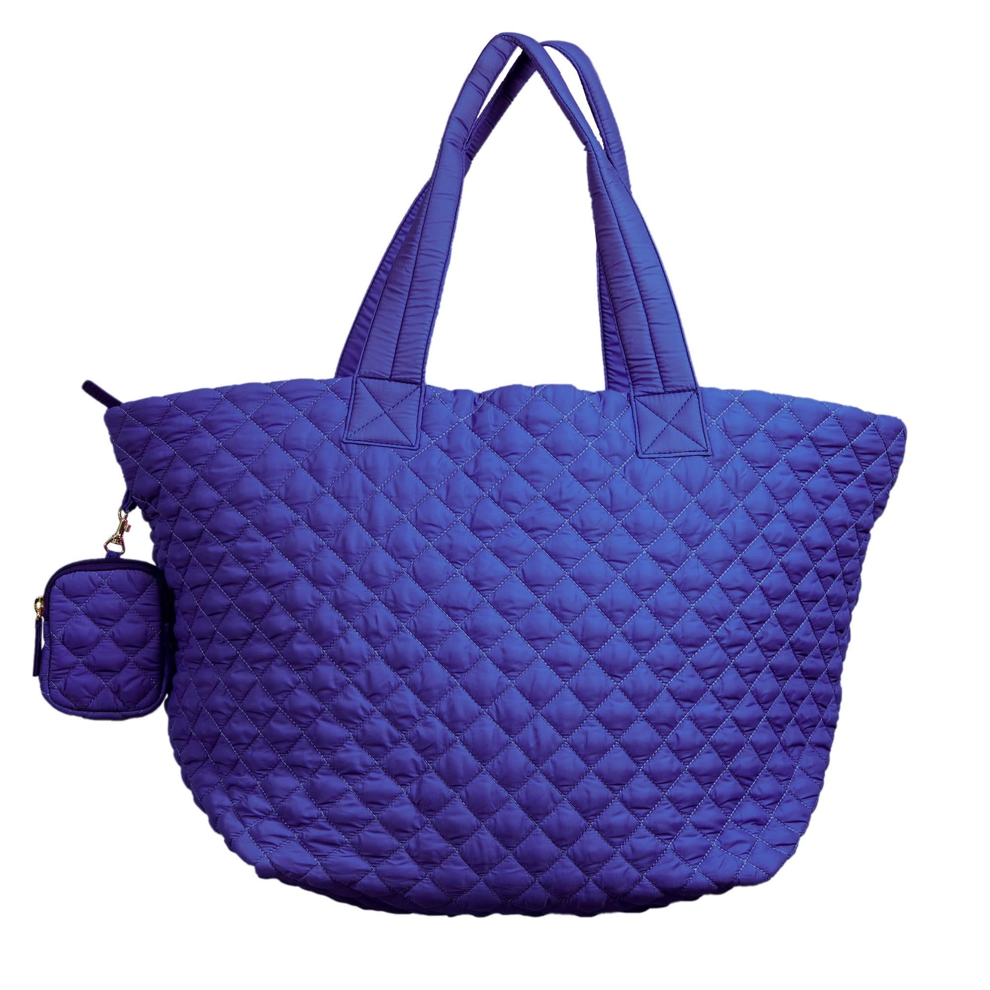 Alyssa Jumbo Quilted Nylon Tote – Lightweight, Spacious & Travel-Ready