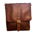 Cambridge Full Grain Leather Messenger Bag for Men – Crossbody Work & Everyday Shoulder Bag