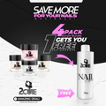 Buy 4 Acrylics & Get 1 FREE Monomer