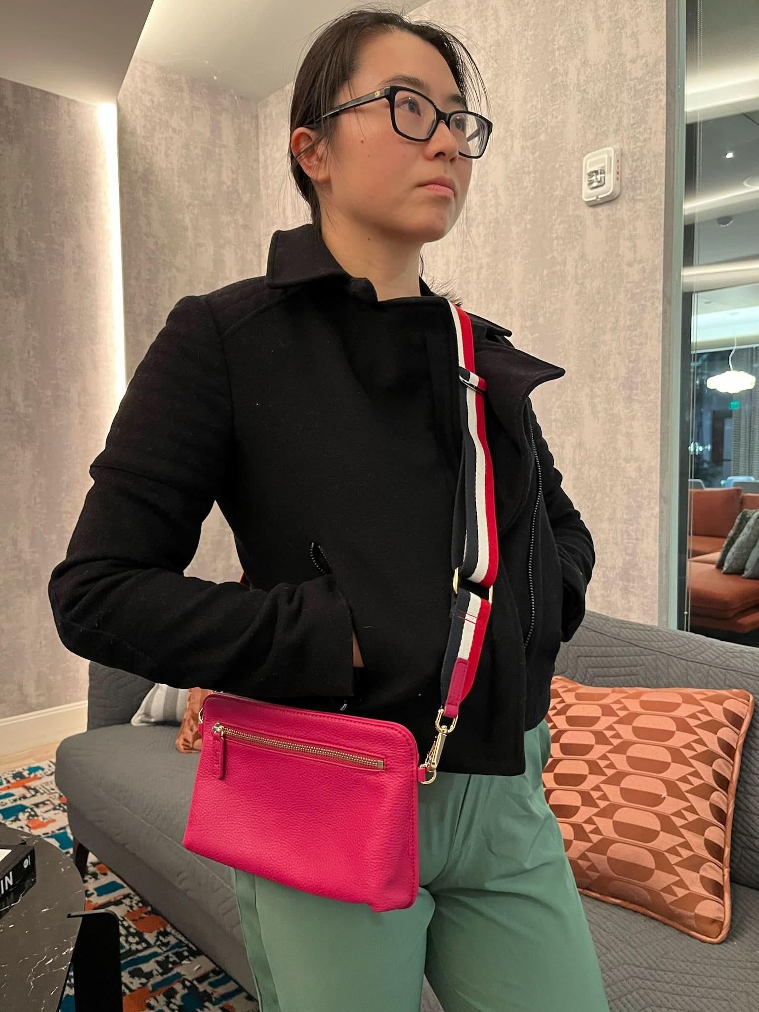 Sophia Full Grain Convertible Belt Bag Crossbody  (Waist Bag)