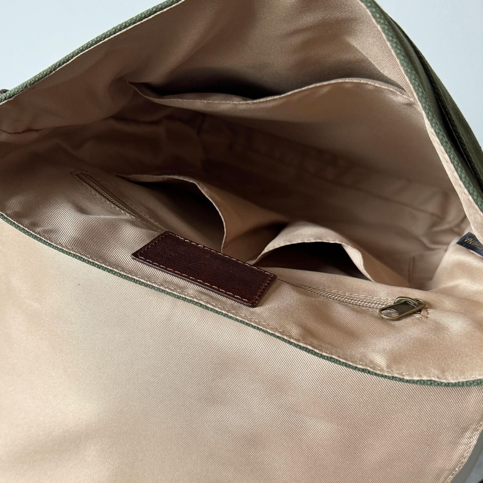 Maxwell Waxed Canvas Messenger Bag -Compact