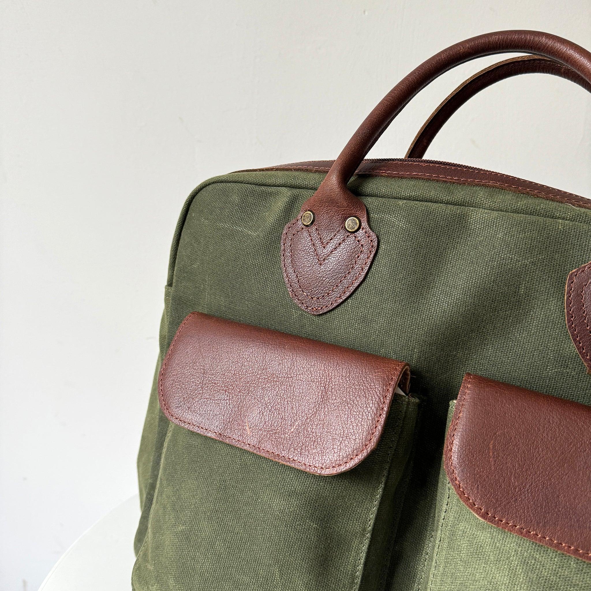 Maxwell Waxed Canvas Messenger Bag – 16" Laptop - Top Zip