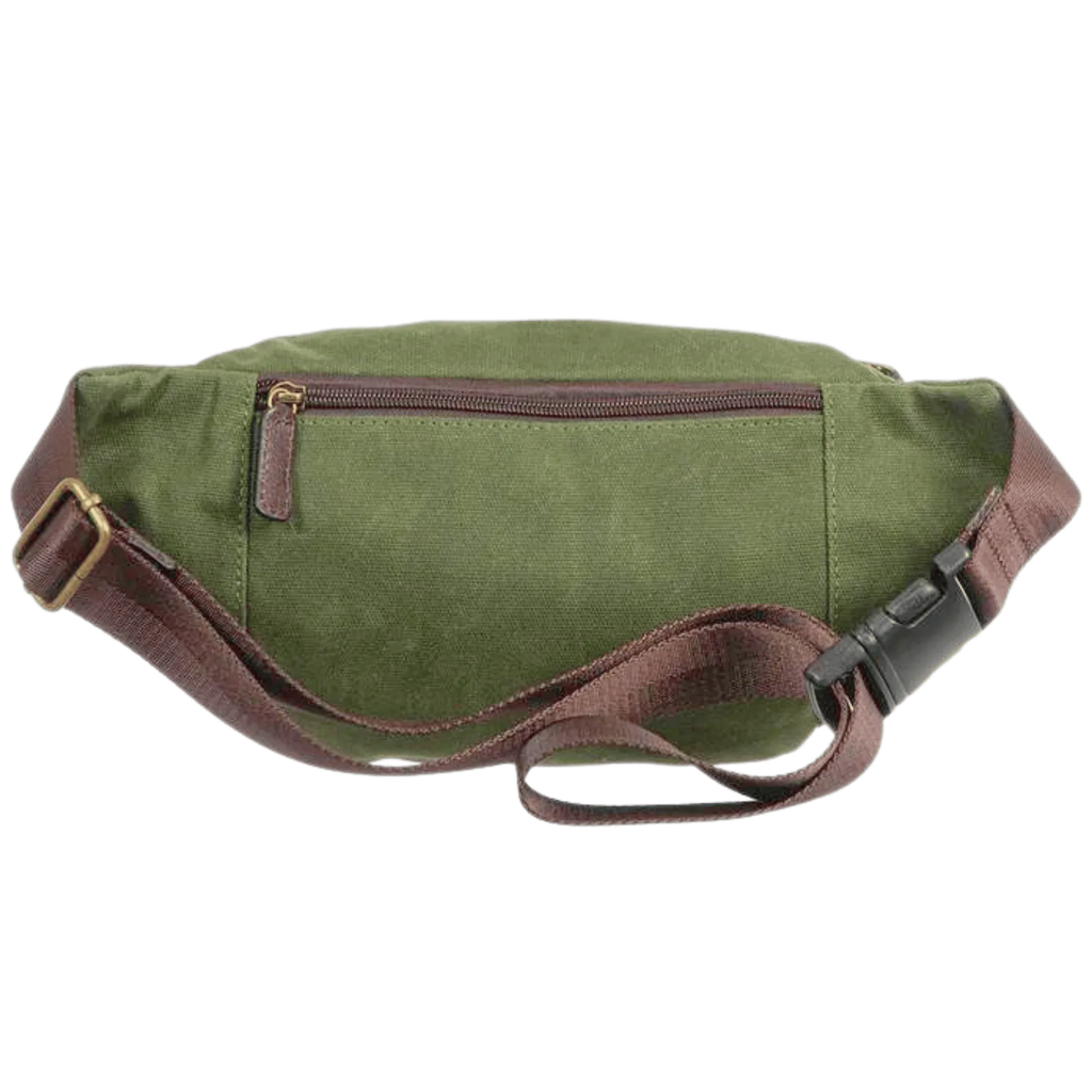 Maxwell Waxed Canvas Waist Pack/Crossbody Sling Bag