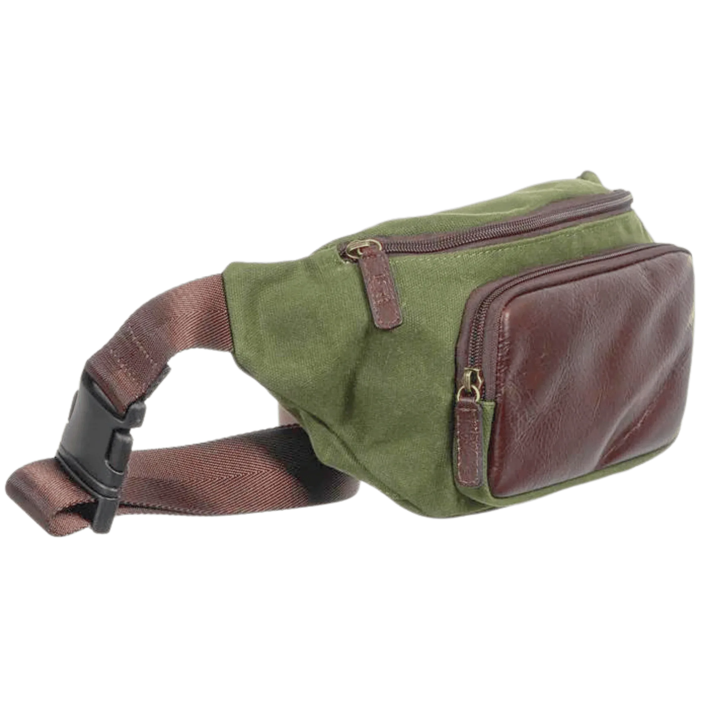 Maxwell Waxed Canvas Waist Pack/Crossbody Sling Bag