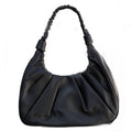Sophia Full-Grain Leather Hobo Bag for Women – Soft Pebbled Leather Shoulder Purse