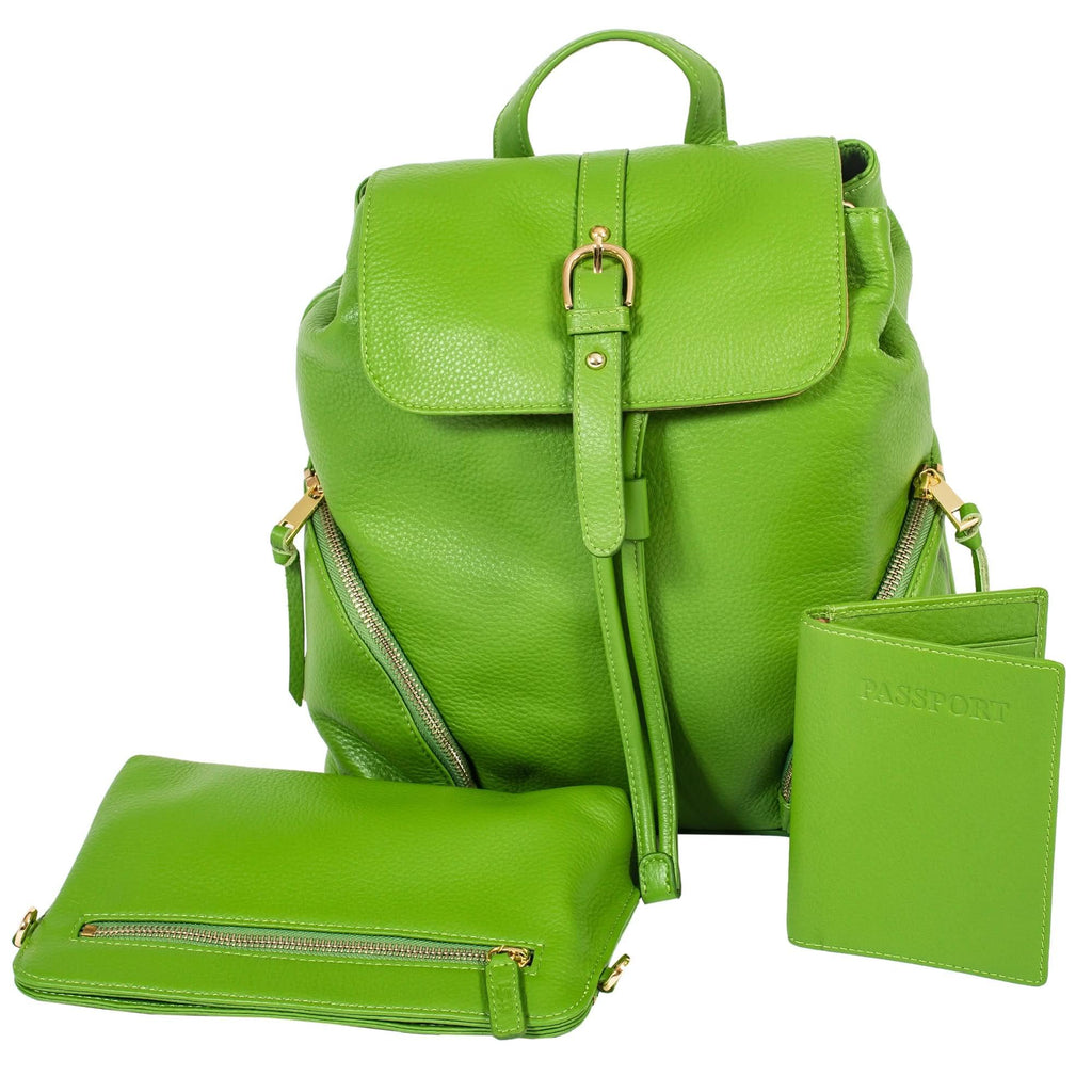 Sophia Full-Grain Leather Backpack for Women – Everyday Travel Backpack