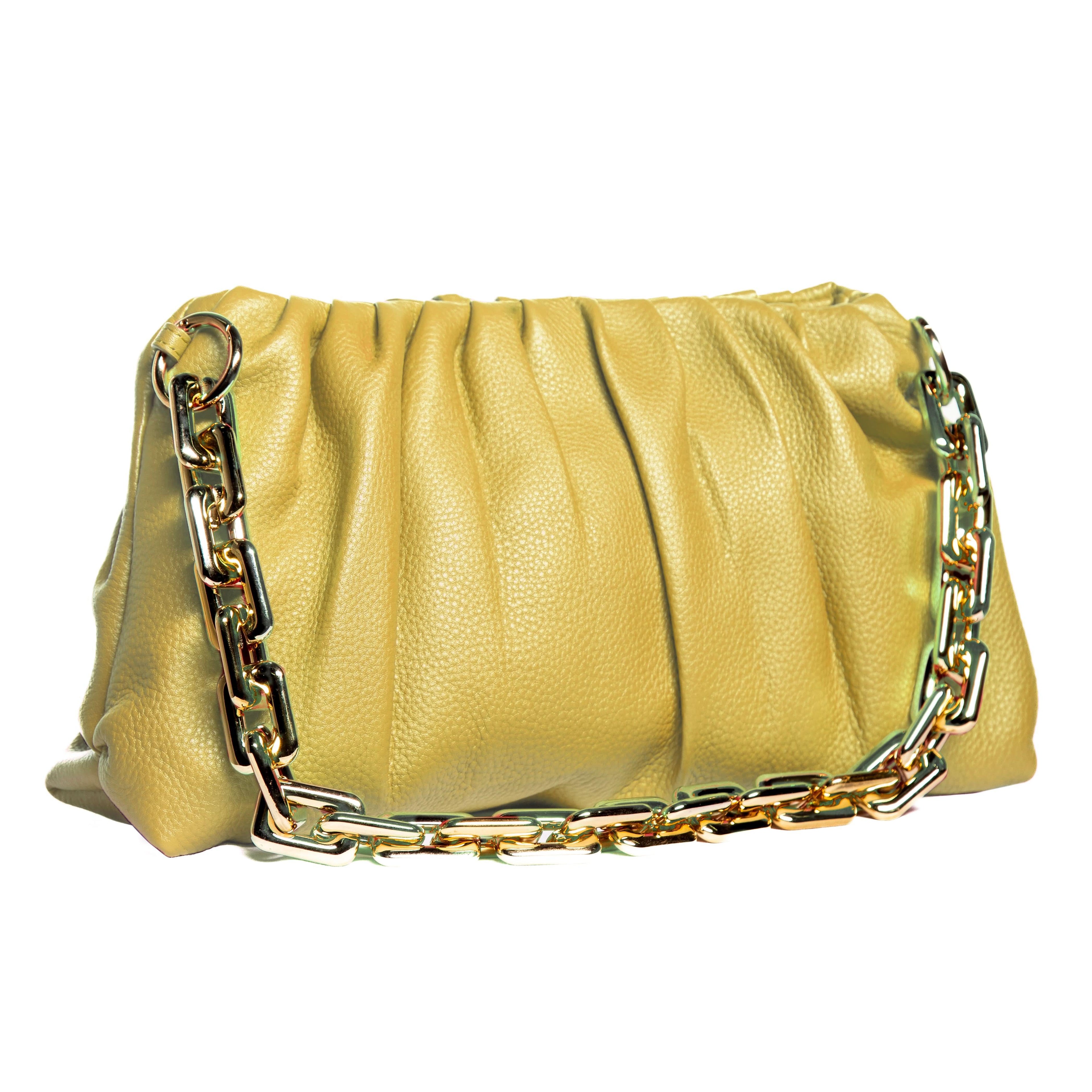 Sophia Full-Grain Leather Clutch Bag for Women – Wristlet Wallet & Evening Purse