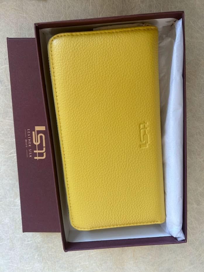 Full-Grain Leather Zip-Around Wallet for Women – Sophia Travel & Everyday Wallet