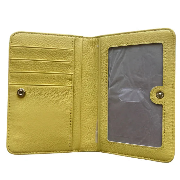 Leather Wallet, Sophia Full Grain Card  Wallet