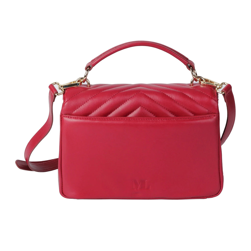 Soft Lambskin Quilted Crossbody Bag for Women – Elegant Flap Shoulder Purse