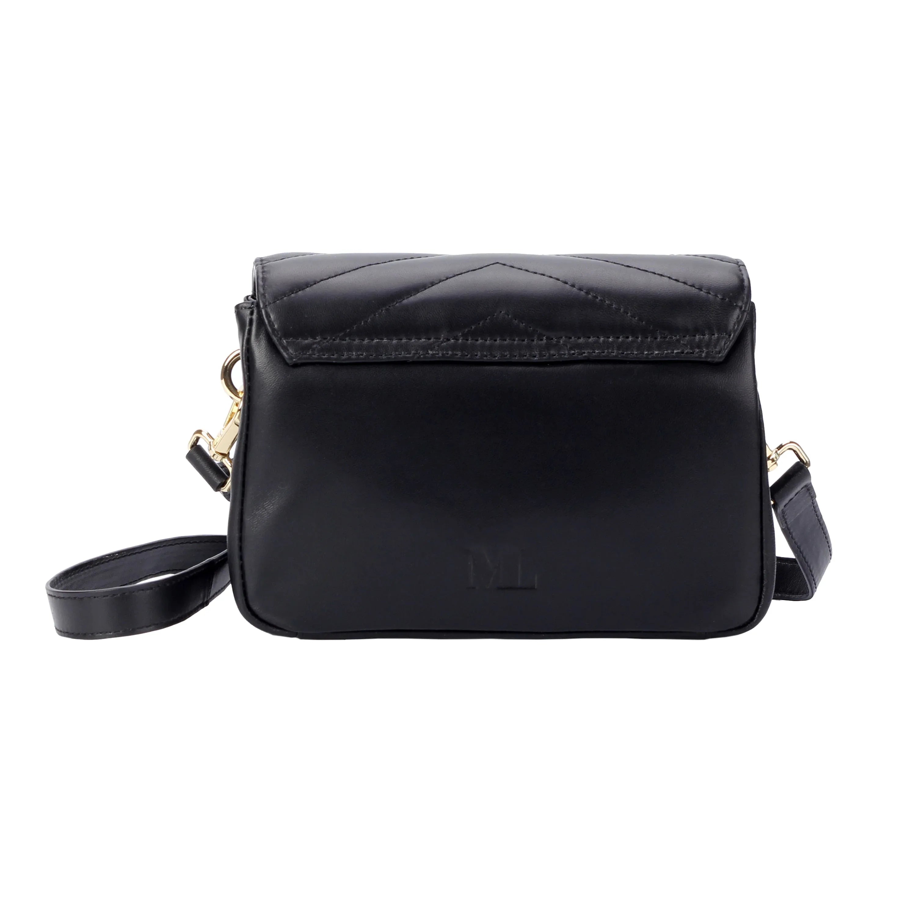 Soft Lambskin Mini Flap Crossbody Bag – Quilted Leather Shoulder Purse