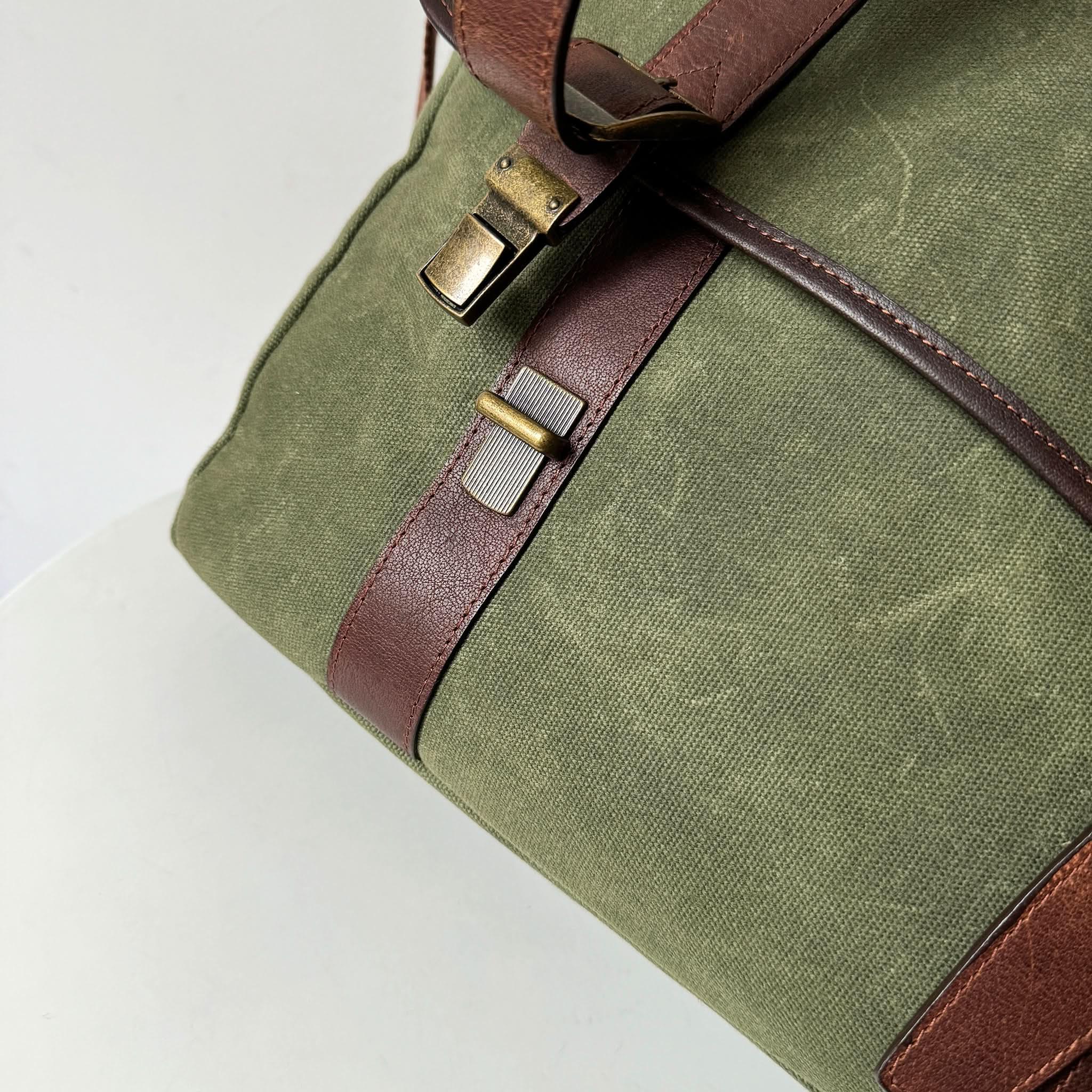 Maxwell Waxed Canvas Messenger Bag - 16” Laptop - Classic